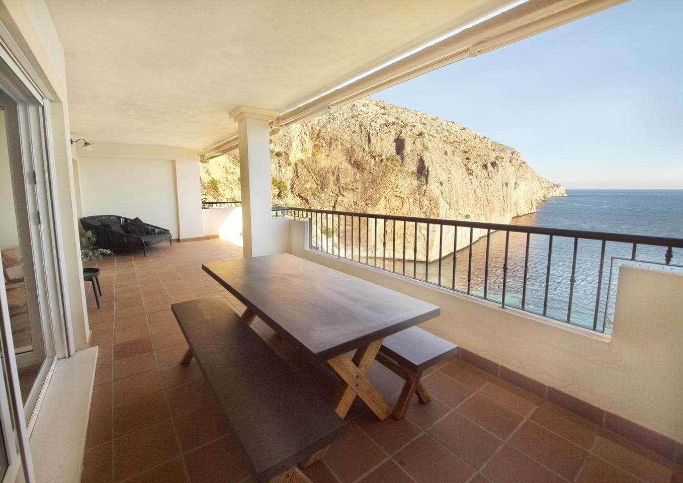 Продажа квартира в Испании в городе Altea / Mascarat 3 спальни, с видом на море